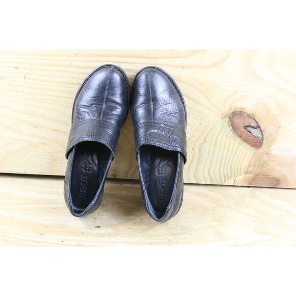 Born Boots Womens 8M Black Leather Dollie Platform Ankle Bootie Shoes - Picture 5 of 8